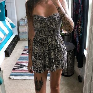 tribal print aztec romper billabong